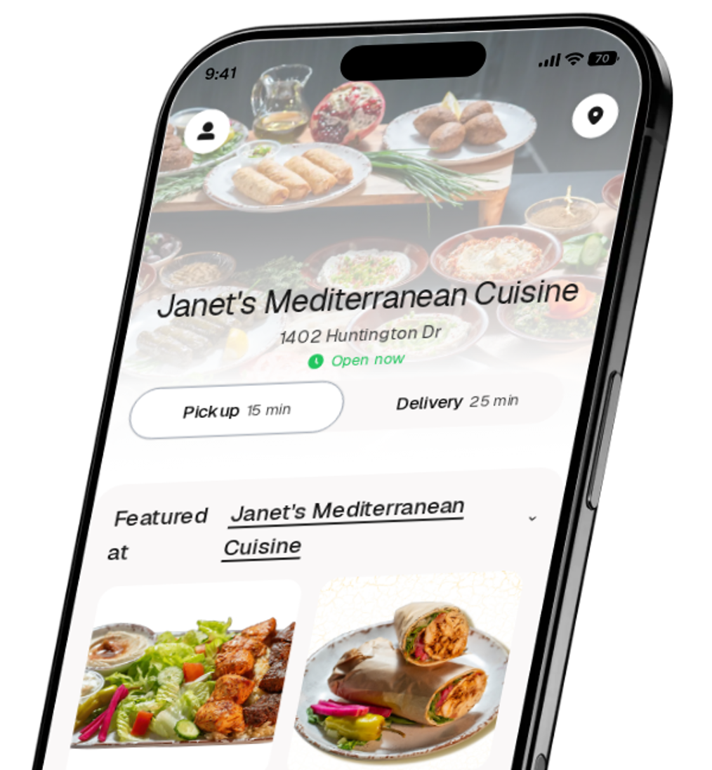 Janet's Mediterranean Cuisine app preview