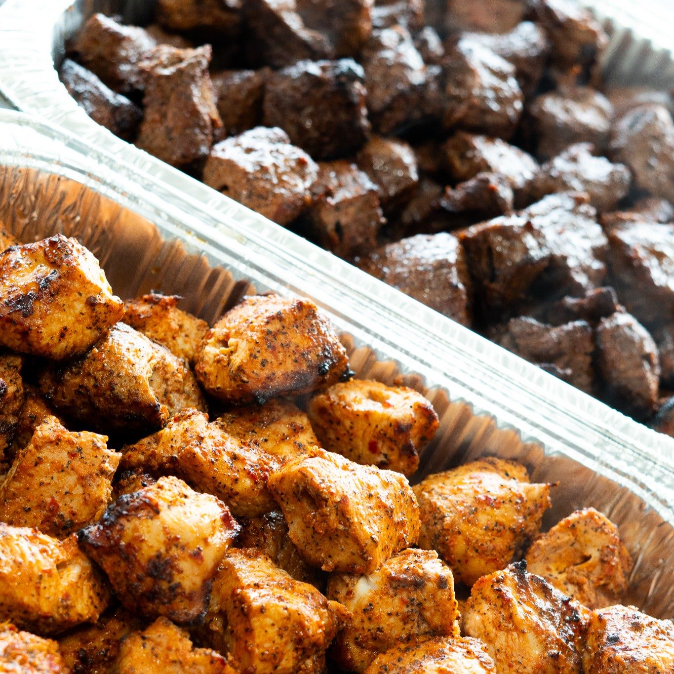 Chicken & Beef Kebab Catering Package.