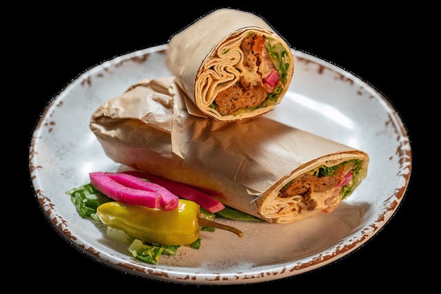 Beef Lule Kebab (Kafta) Wrap.