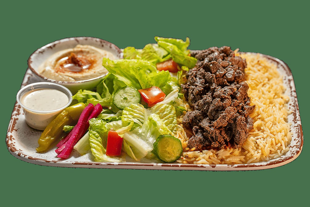 Beef Shawarma Plate.