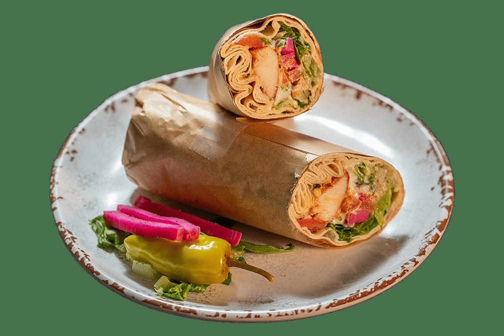 Chicken Kebab Wrap.