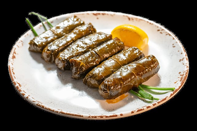 Grape Leaves Appetizer.