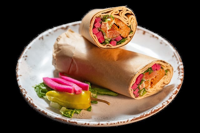 Chicken Lule Kebab (Kafta) Wrap.