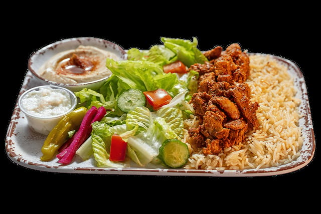 Chicken Shawarma Plate.