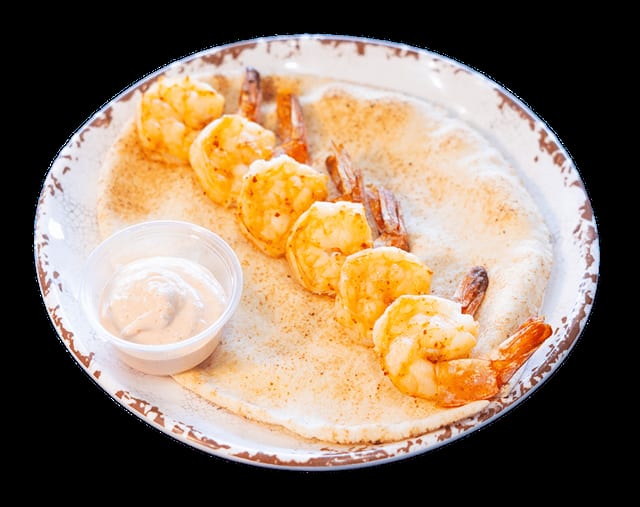 Shrimp Kebab a la Carte.