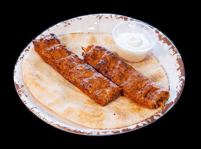 Chicken Lule (Kafta) a la Carte.