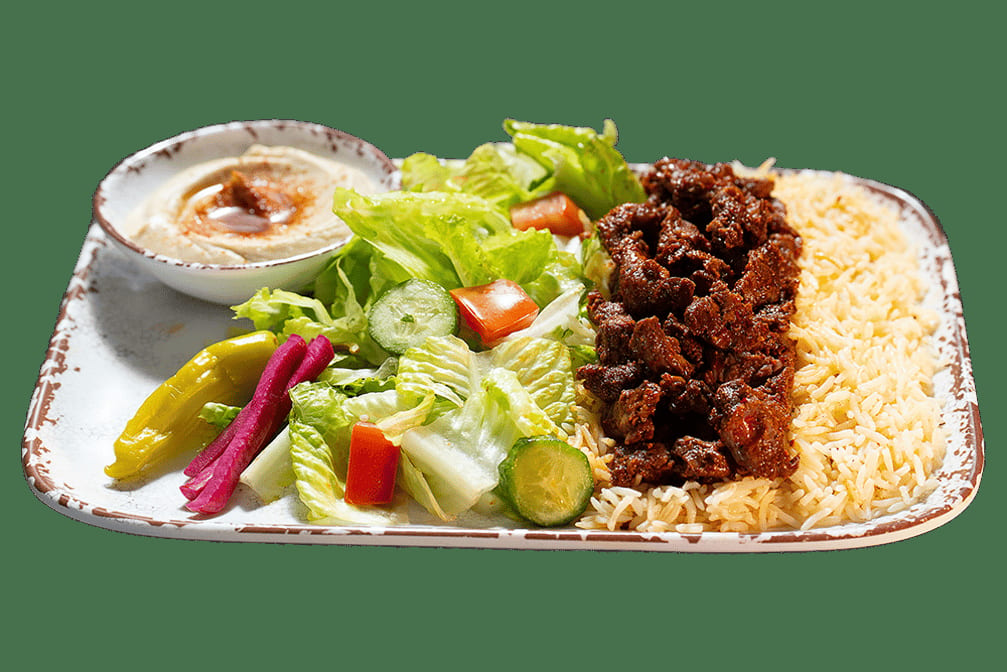 Lamb Shawarma Plate.