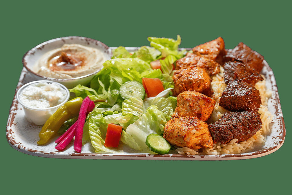 Chicken and Beef Combo.