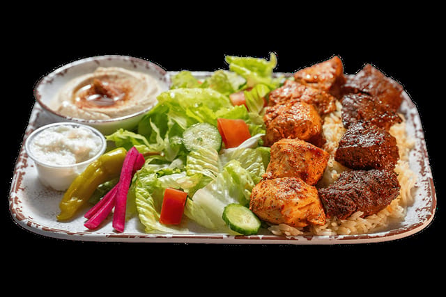 Chicken and Beef Combo.